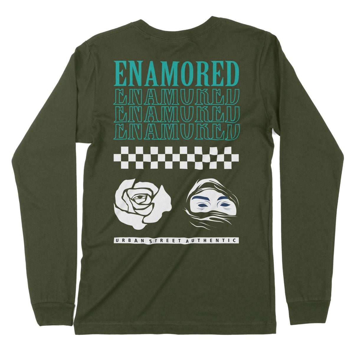 Enamored | Back Print | Long-Sleeve T-Shirt | Premium Quality Streetwe Chroma Clothing