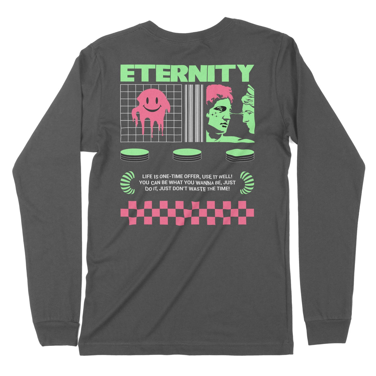 Eternity | Back Print | Long-Sleeve T-Shirt | Premium Quality Streetwe Chroma Clothing