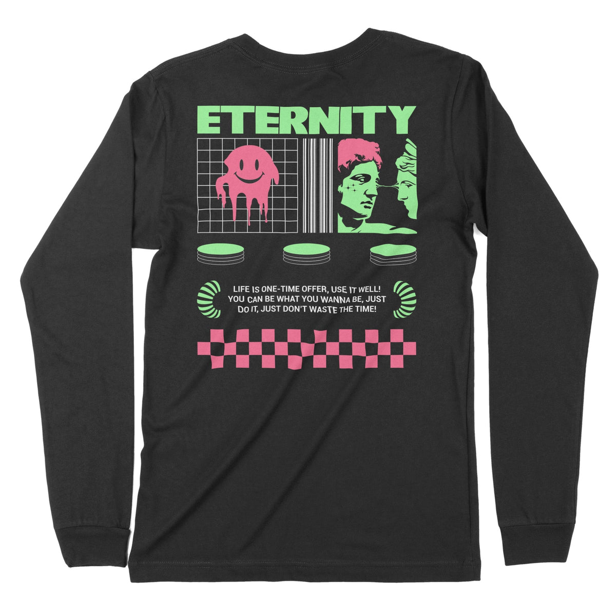 Eternity | Back Print | Long-Sleeve T-Shirt | Premium Quality Streetwe Chroma Clothing