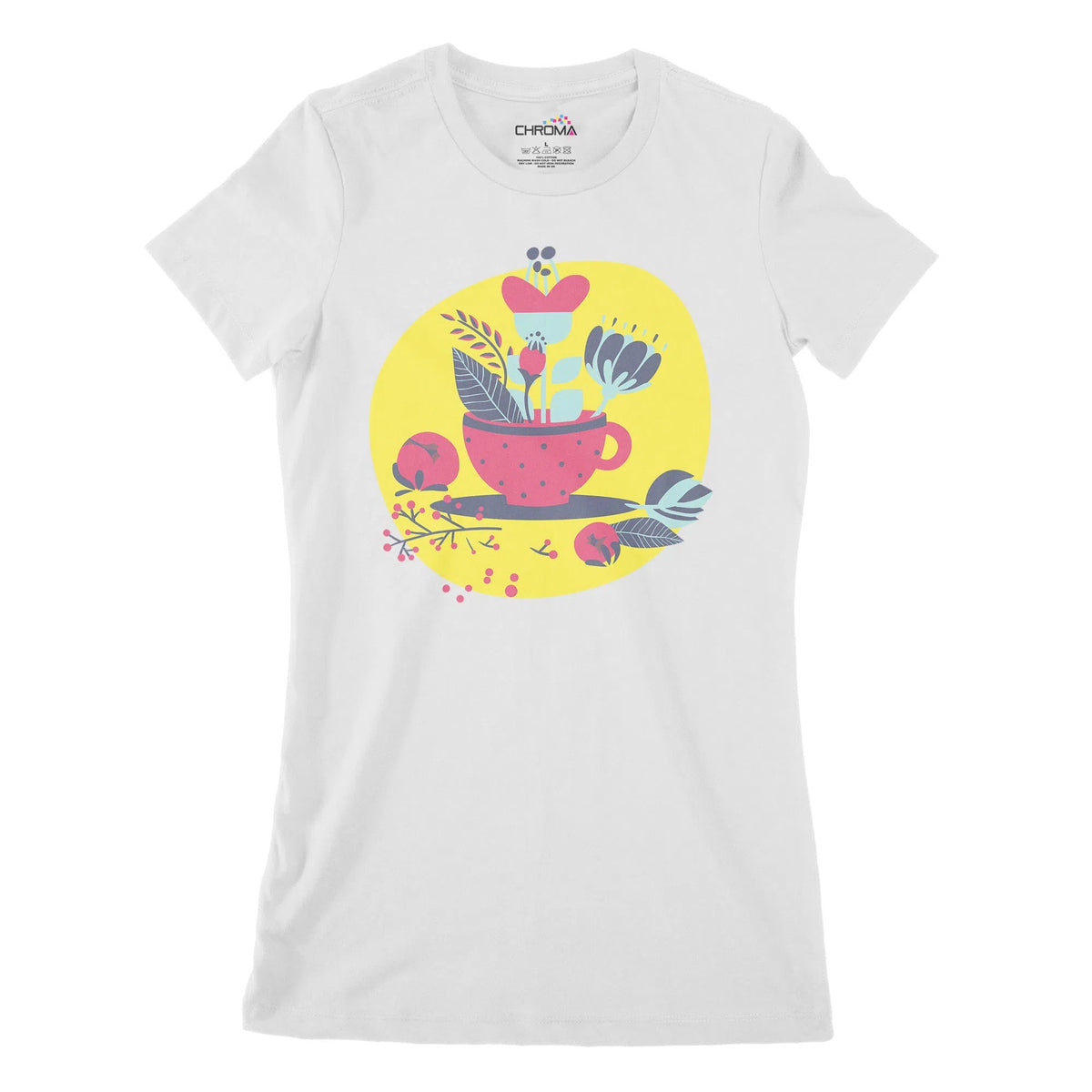 Fanciful Women's Classic Fitted T-Shirt Chroma Clothing