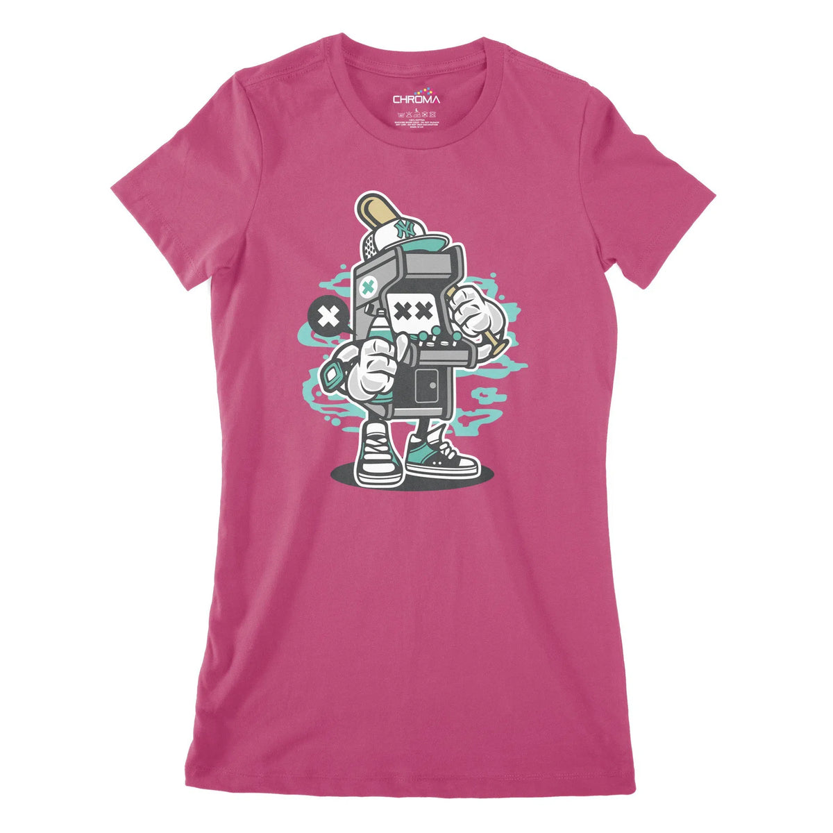 Funky Gamer Cab Women's Classic Fitted T-Shirt | Premium Quality Stree Chroma Clothing