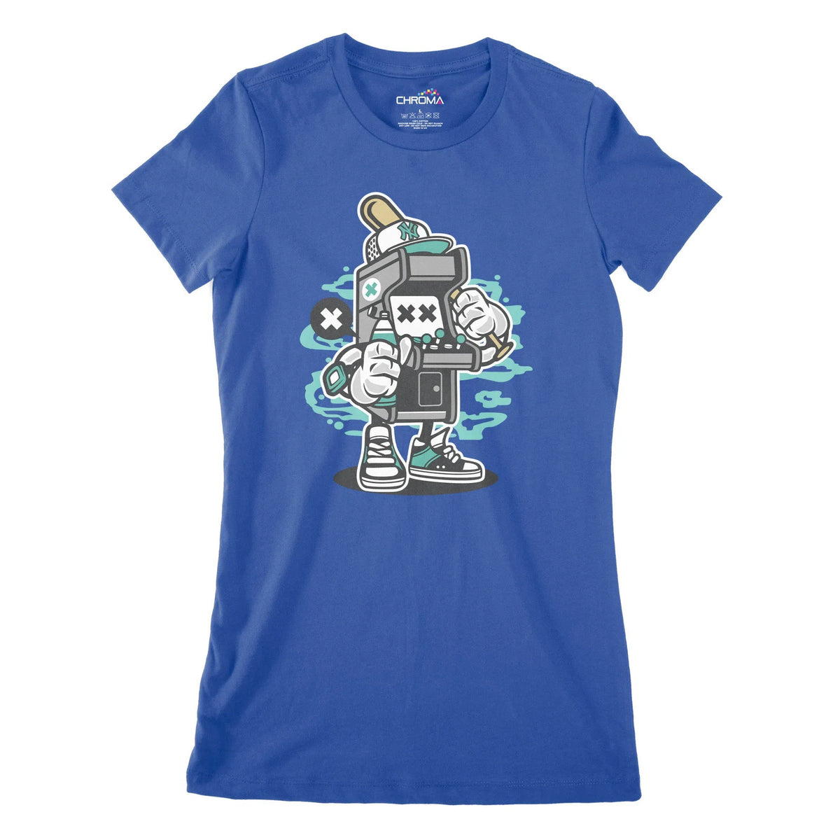 Funky Gamer Cab Women's Classic Fitted T-Shirt | Premium Quality Stree Chroma Clothing
