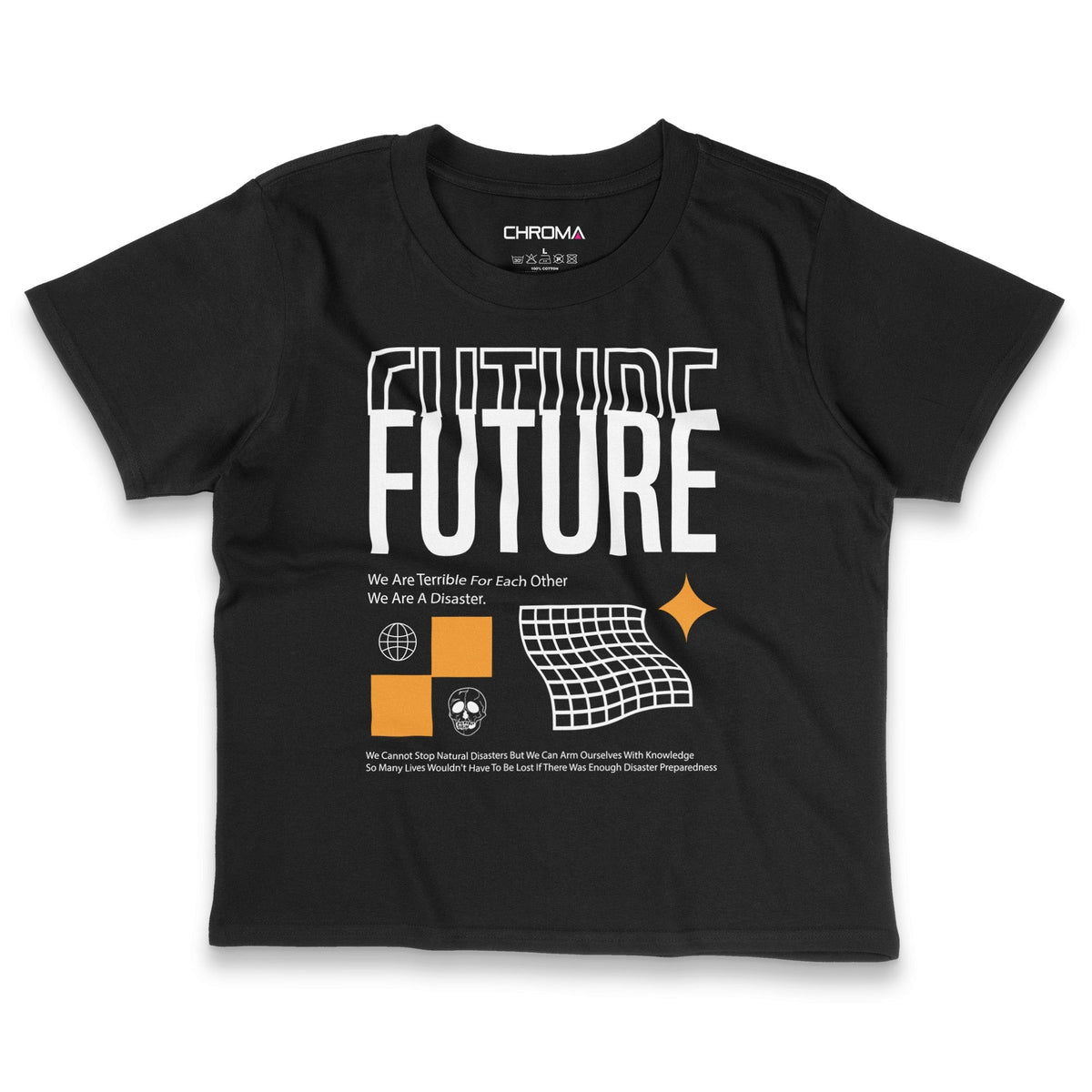 Future | Women's Cropped T-Shirt Chroma Clothing