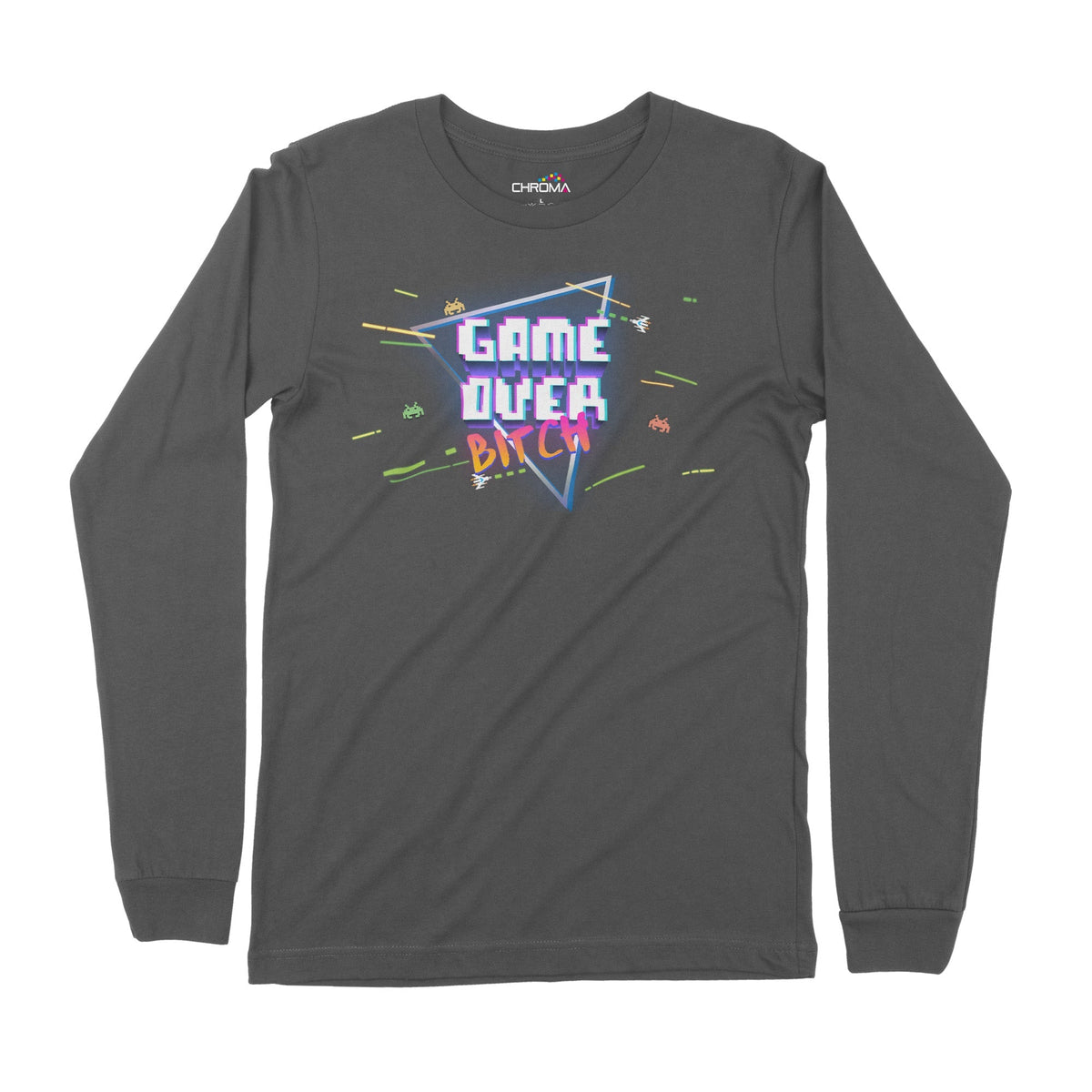 Game Over Bitch | Long-Sleeve T-Shirt | Premium Quality Streetwear Chroma Clothing