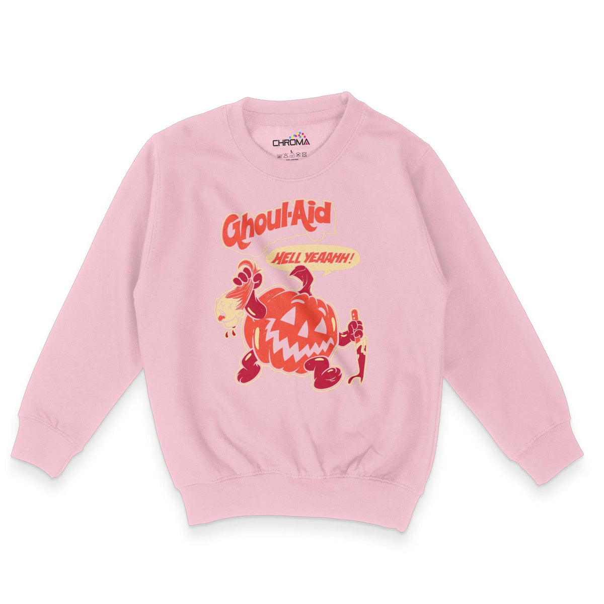 Ghoul-Aid Halloween Unisex Youth Sweatshirt | Premium Halloween Clothi Chroma Clothing