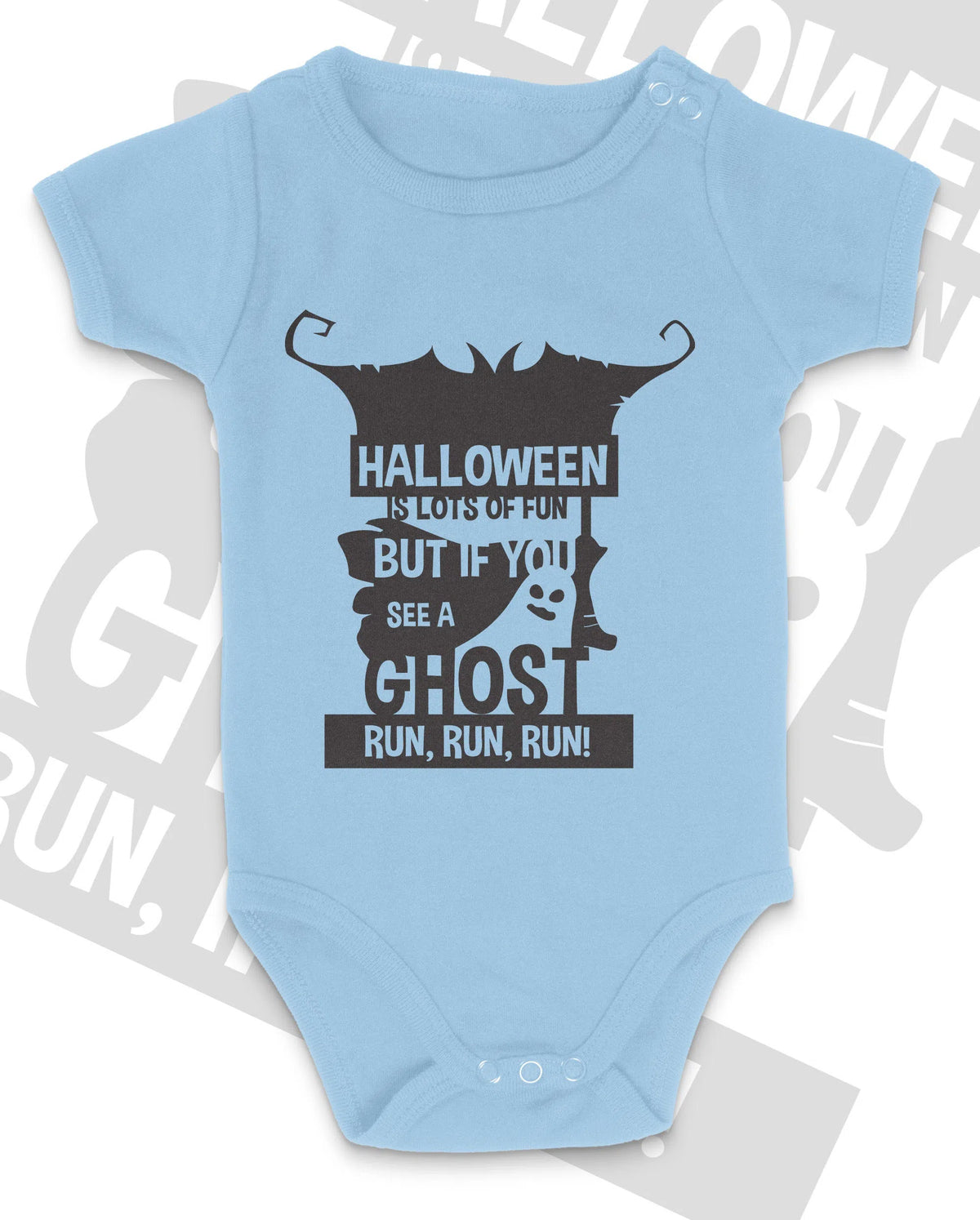 Halloween Is Lots Of Fun Party Baby Grow Chroma Clothing