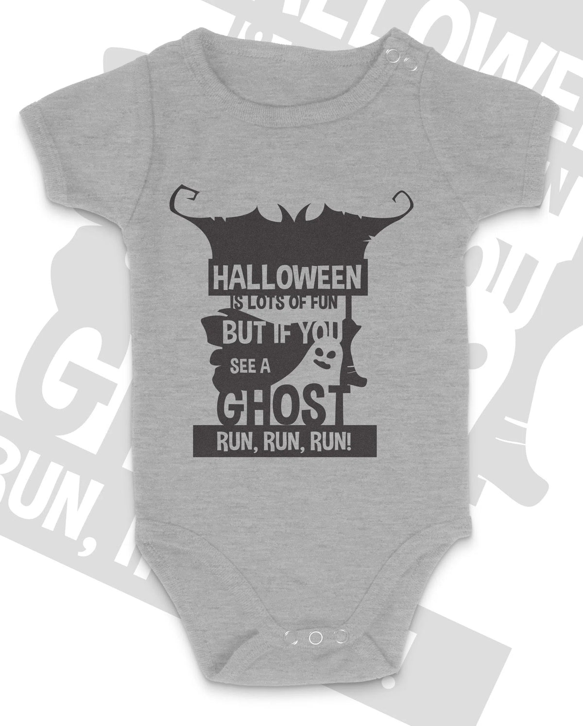 Halloween Is Lots Of Fun Party Baby Grow Chroma Clothing