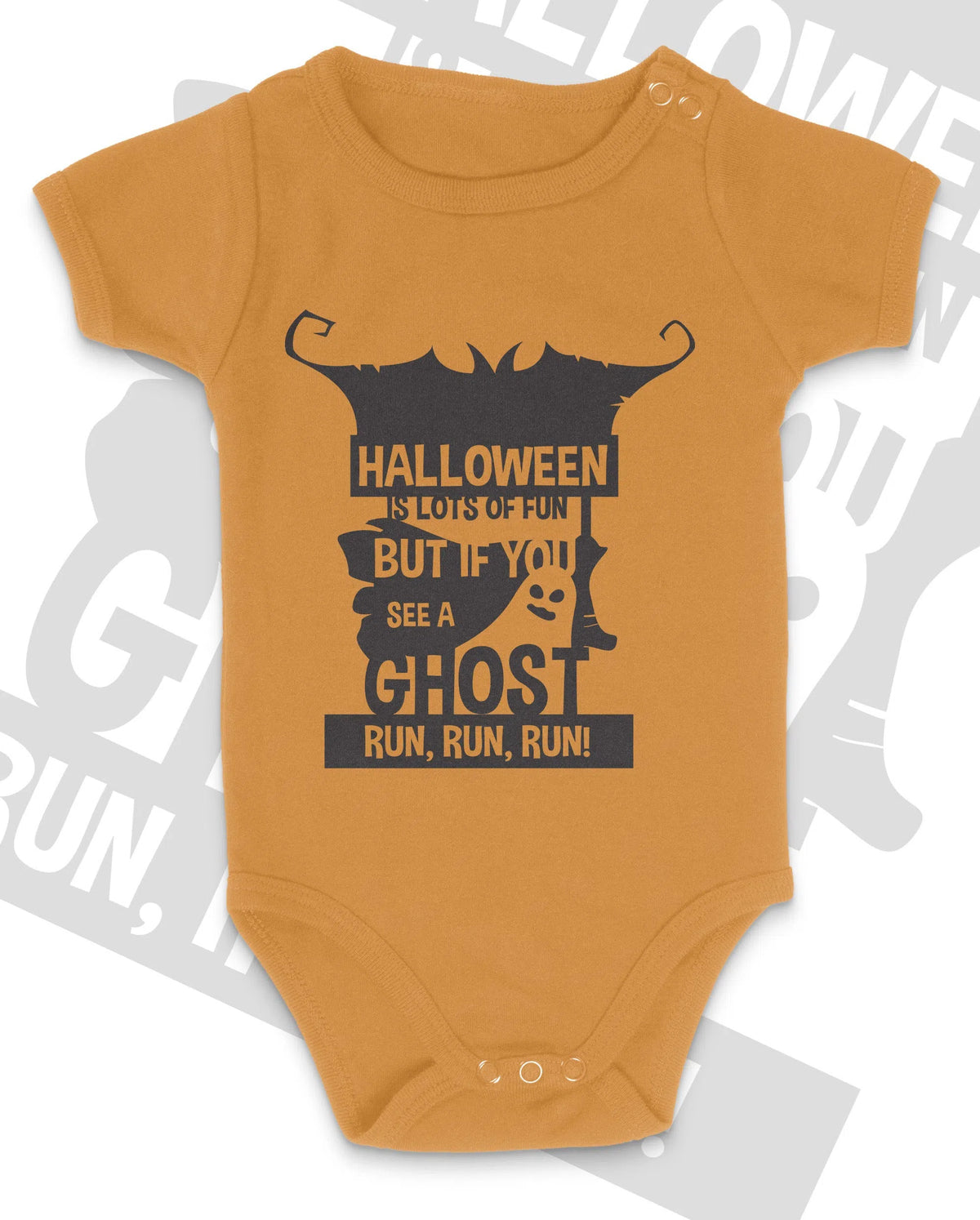 Halloween Is Lots Of Fun Party Baby Grow Chroma Clothing