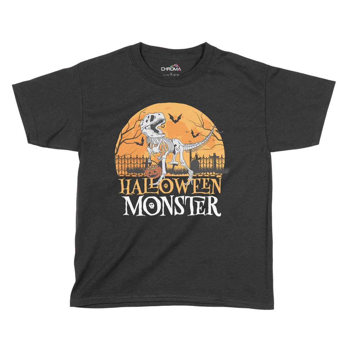 Halloween Monster Kids T-Shirt | Premium Halloween Clothing Chroma Clothing