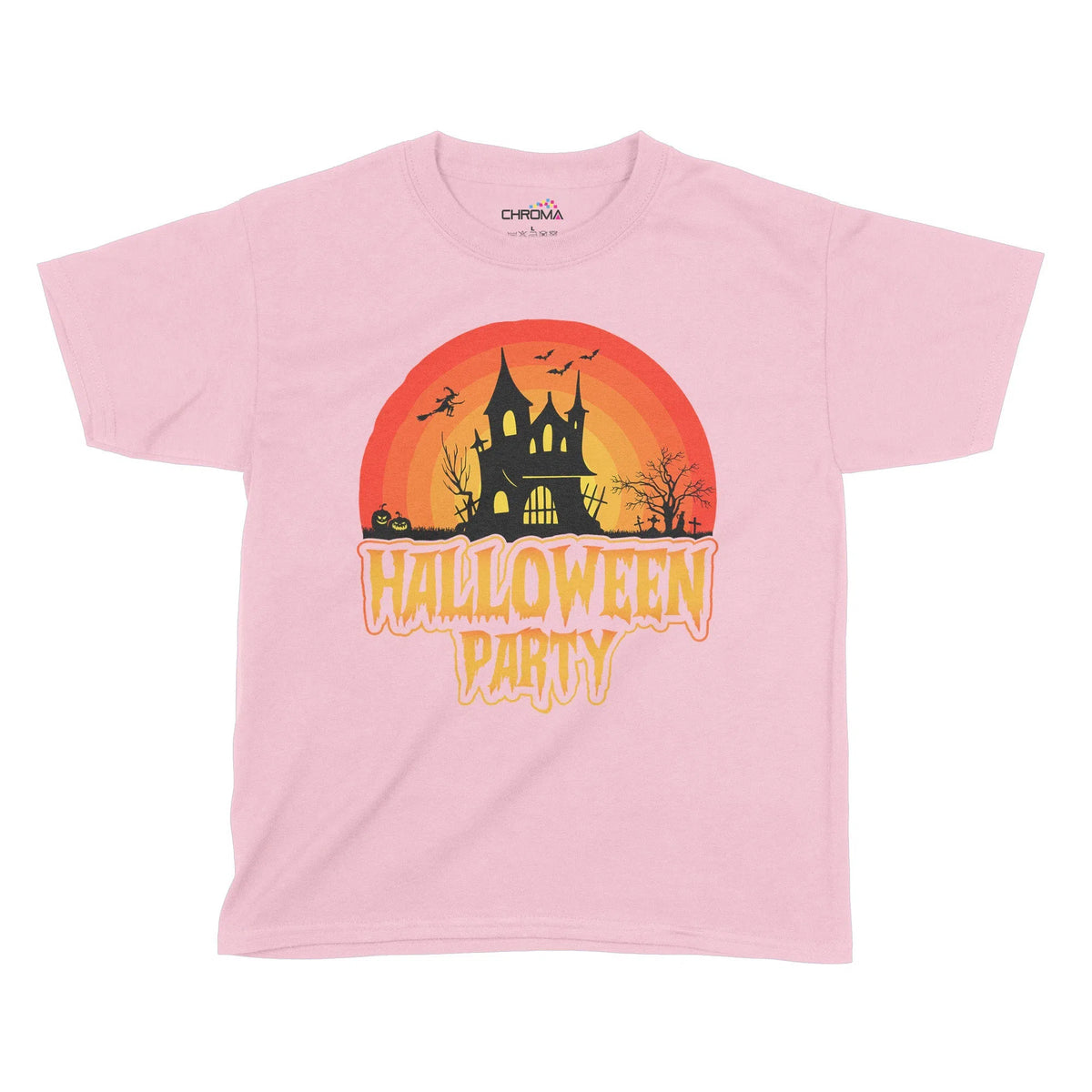 Halloween Party Kids T-Shirt | Premium Halloween Clothing Chroma Clothing