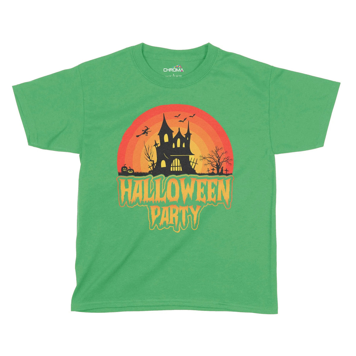 Halloween Party Kids T-Shirt | Premium Halloween Clothing Chroma Clothing