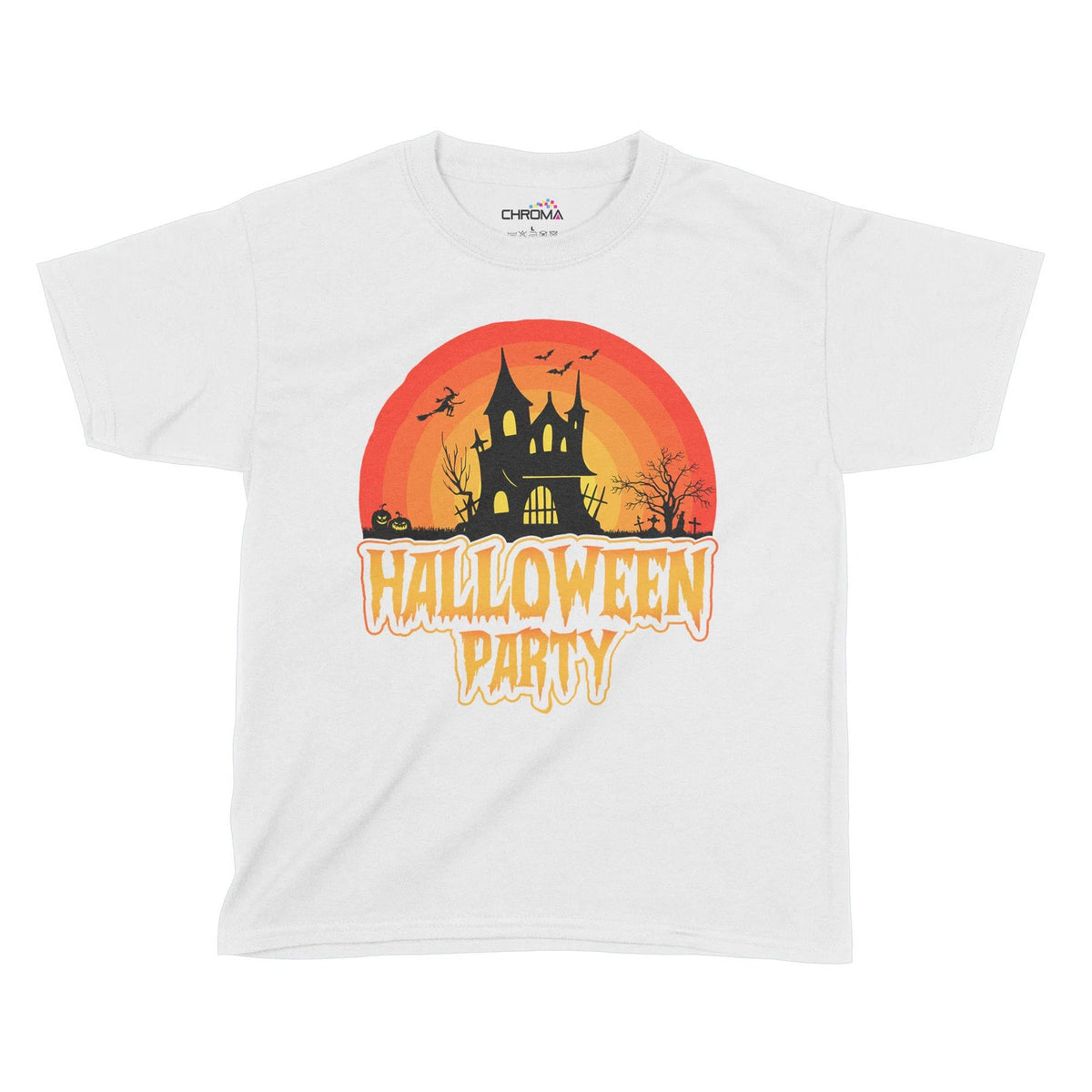 Halloween Party Kids T-Shirt | Premium Halloween Clothing Chroma Clothing