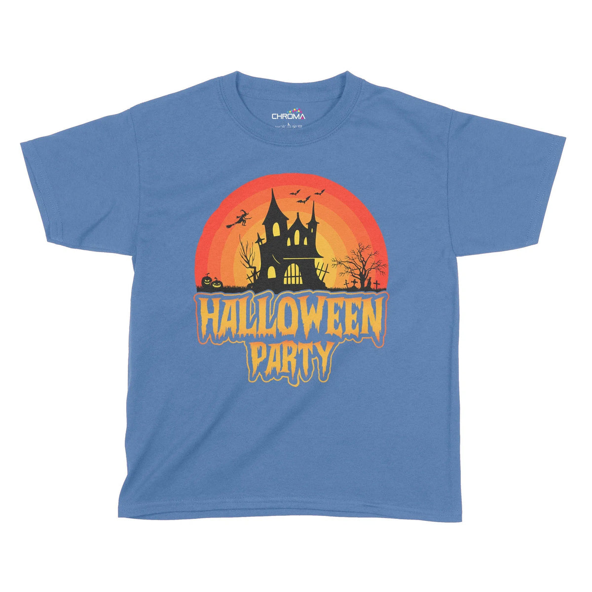 Halloween Party Kids T-Shirt | Premium Halloween Clothing Chroma Clothing