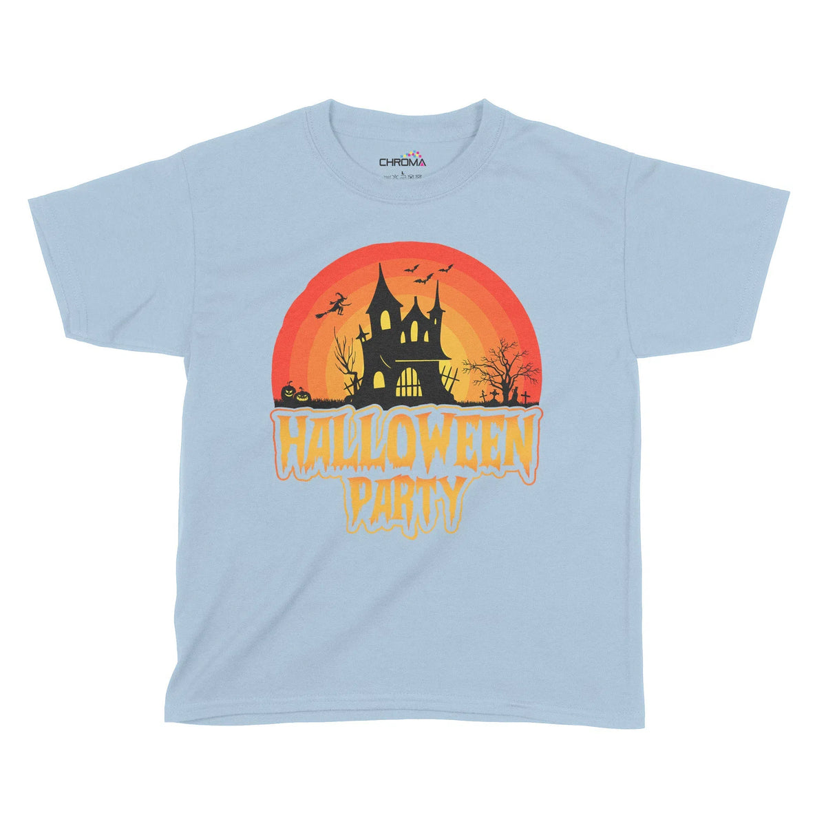 Halloween Party Kids T-Shirt | Premium Halloween Clothing Chroma Clothing