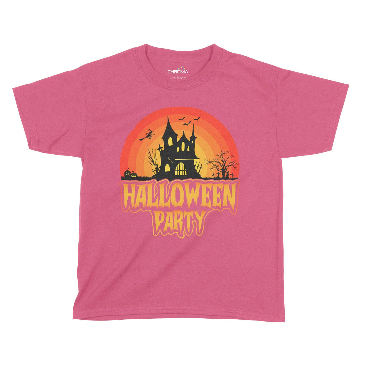 Halloween Party Kids T-Shirt | Premium Halloween Clothing Chroma Clothing