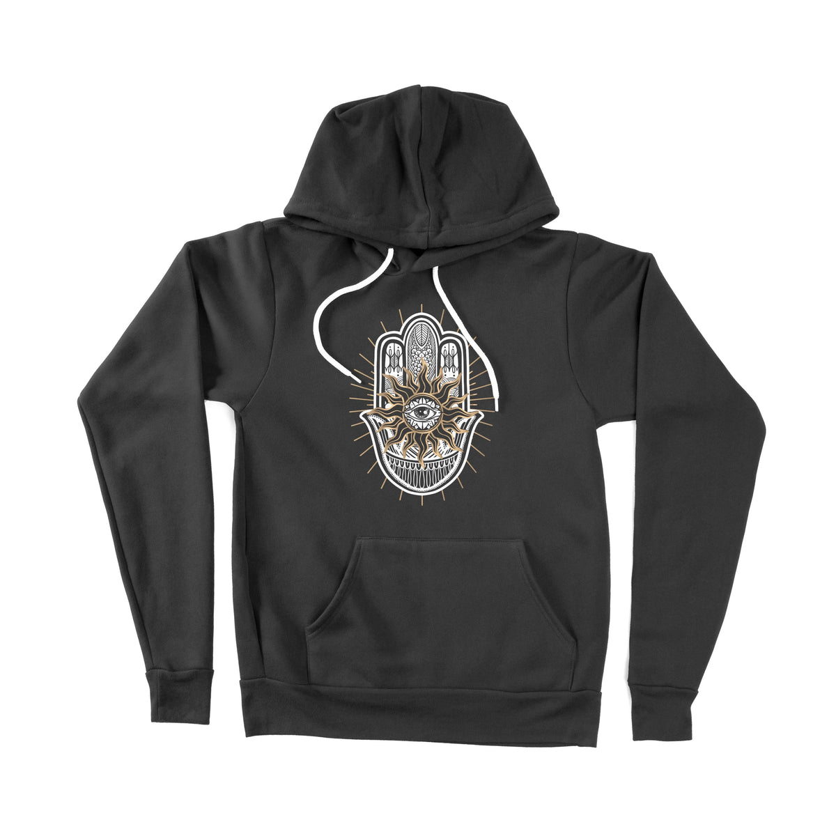 Hamsa Hand Evil Eye Unisex Adult Pullover Hoodie Chroma Clothing