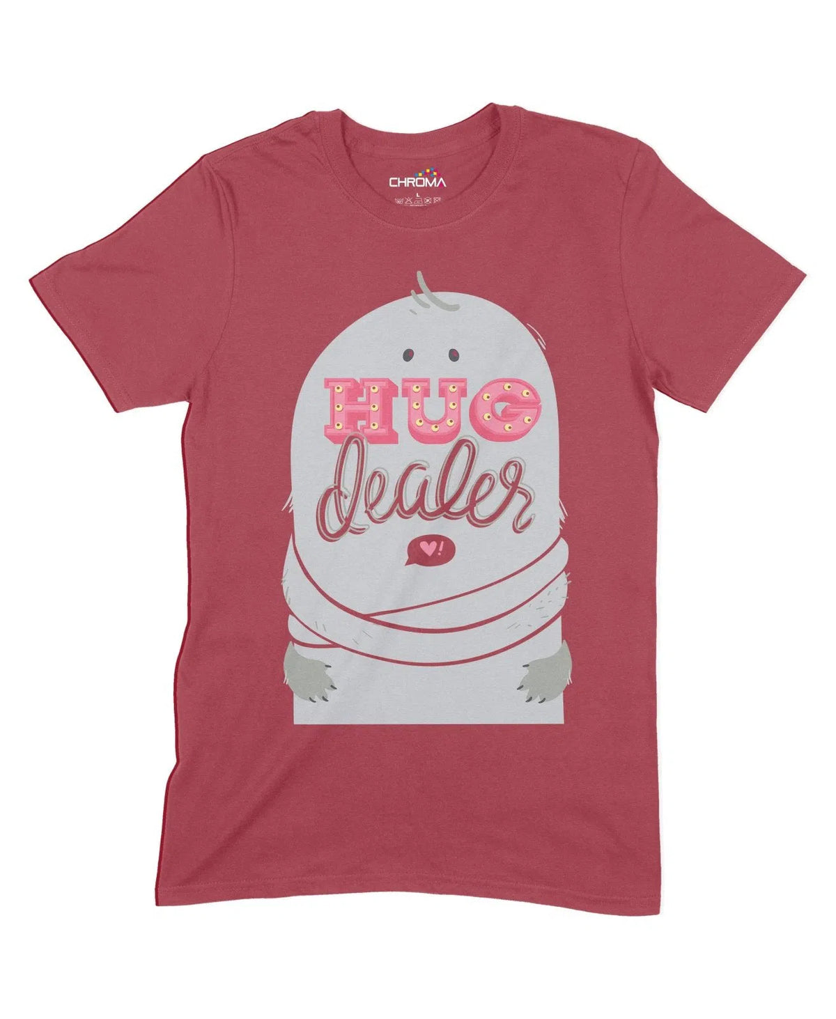 Hug Dealer Unisex Adult T-Shirt Chroma Clothing