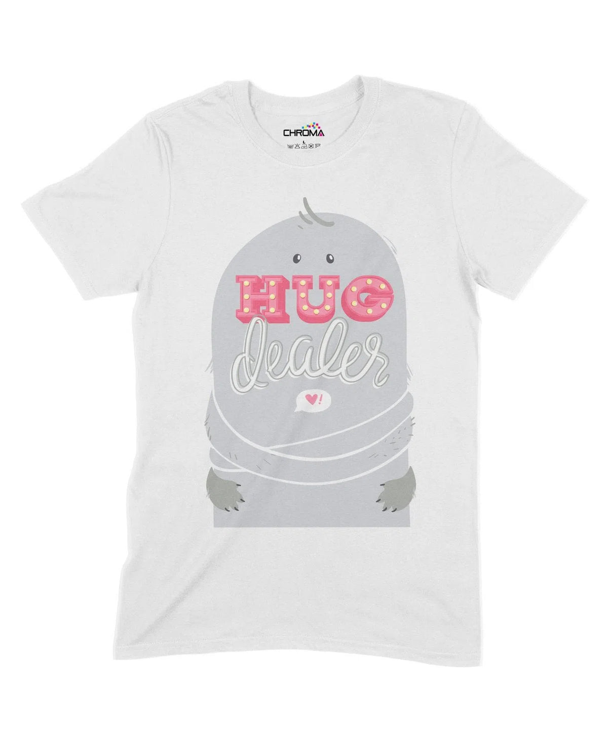 Hug Dealer Unisex Adult T-Shirt Chroma Clothing