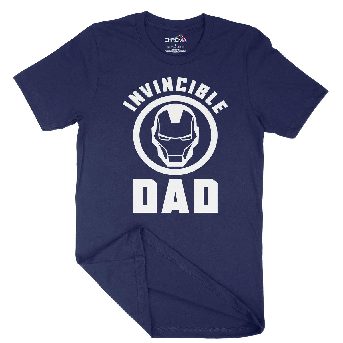 Invincible Dad Unisex Adult T-Shirt | Quality Slogan Clothing Chroma Clothing