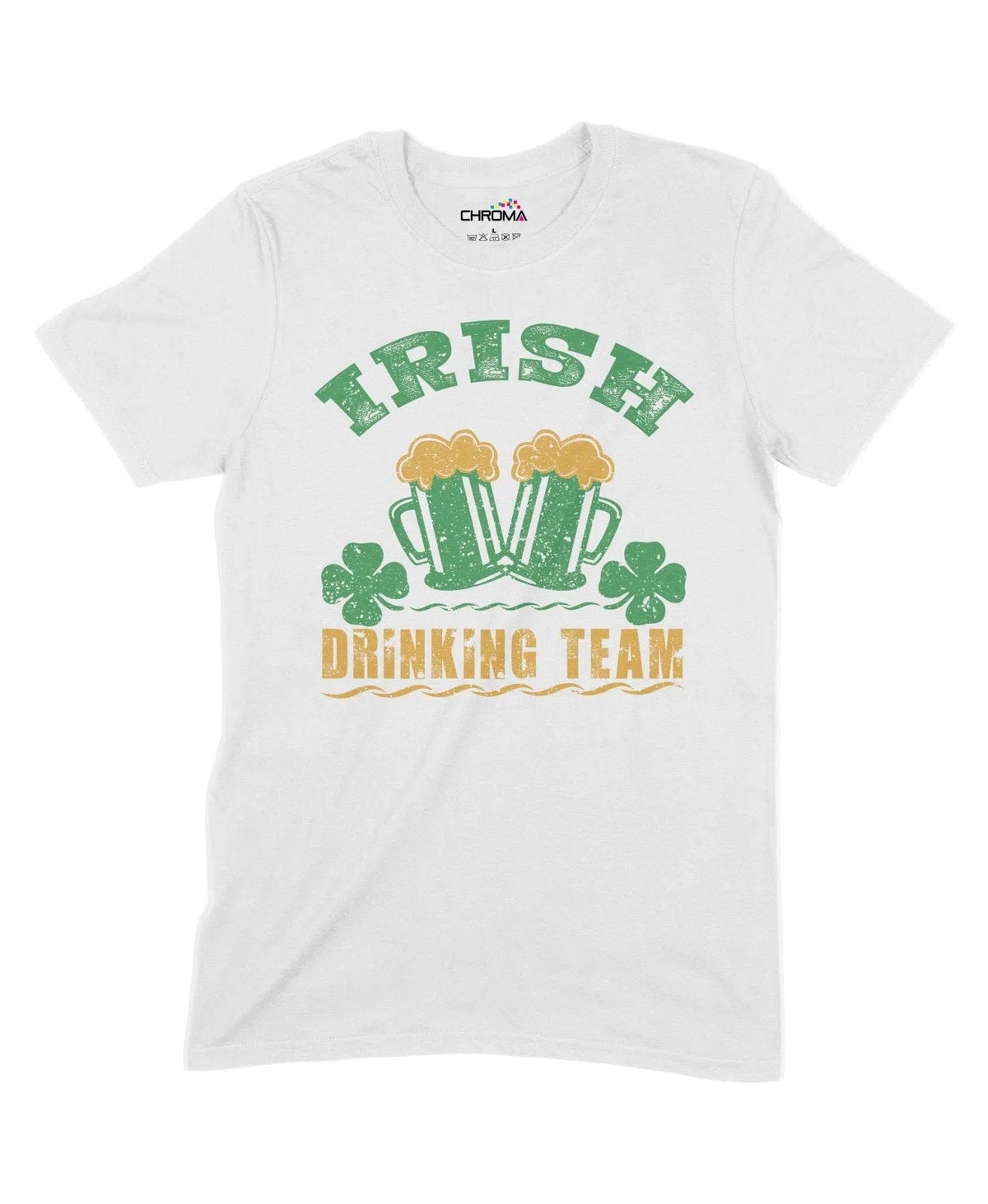 Irish Drinking Team Unisex Adult T-Shirt Chroma Clothing