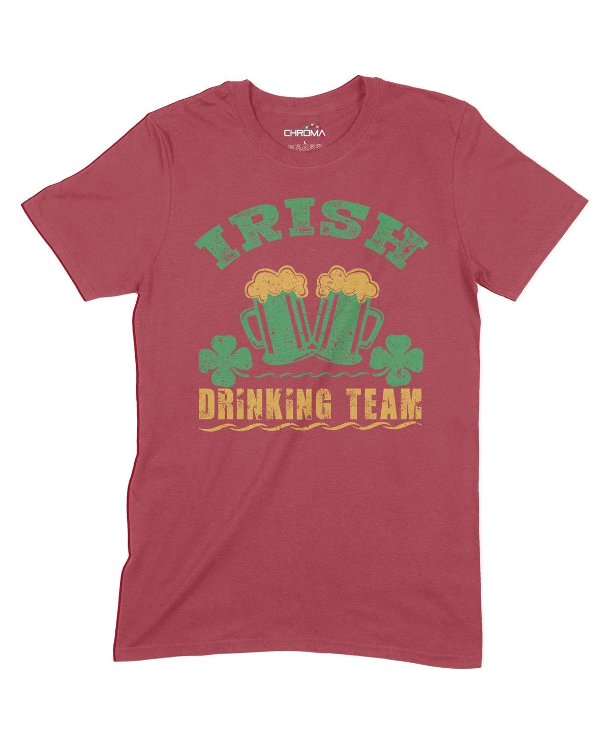 Irish Drinking Team Unisex Adult T-Shirt Chroma Clothing