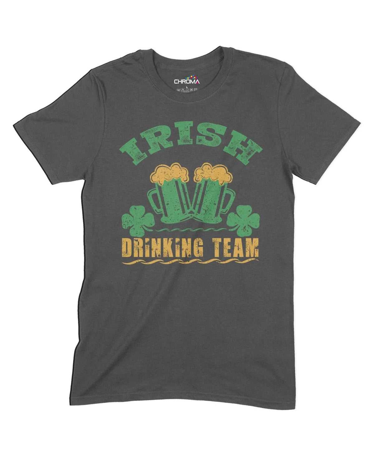 Irish Drinking Team Unisex Adult T-Shirt Chroma Clothing