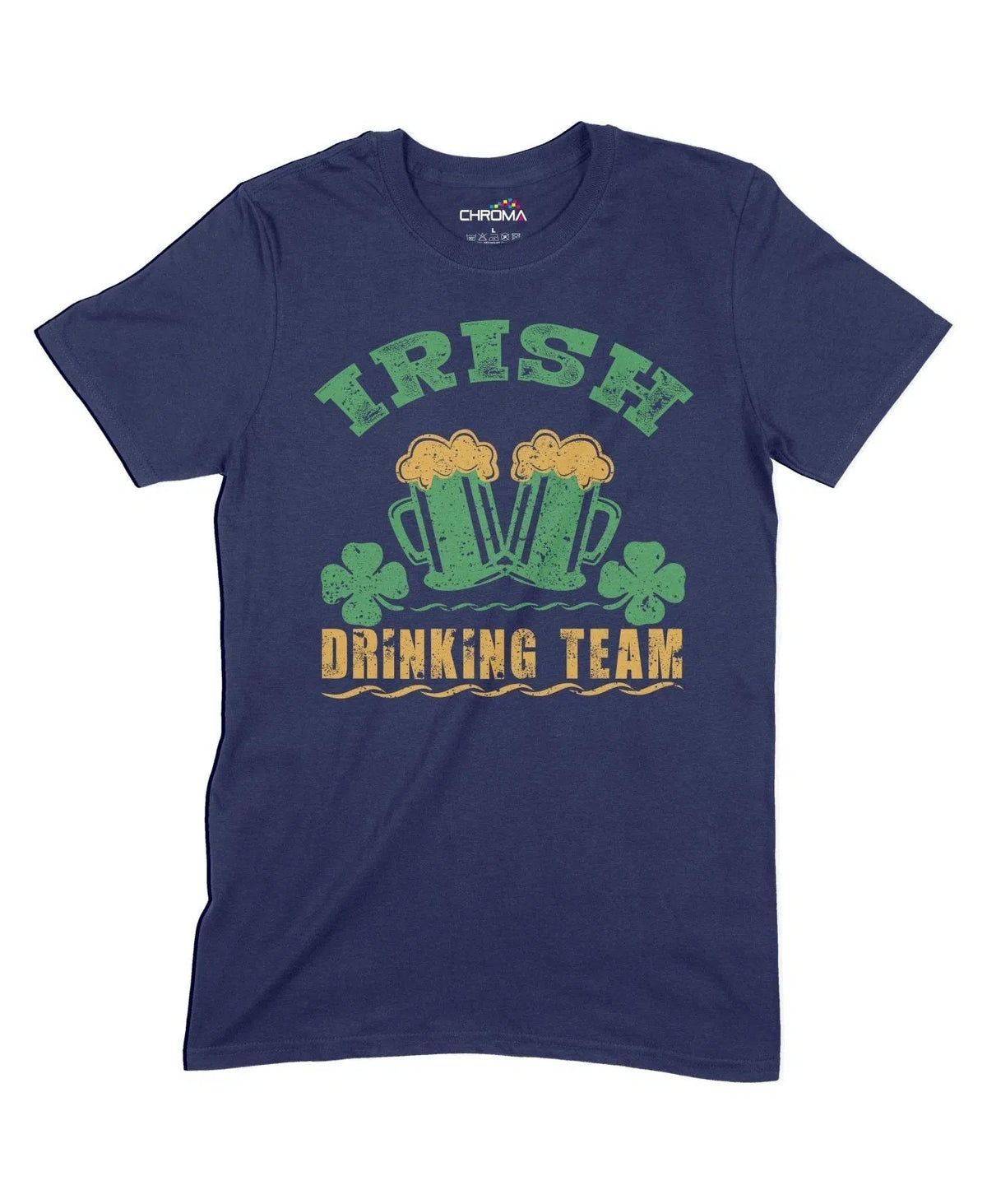 Irish Drinking Team Unisex Adult T-Shirt Chroma Clothing