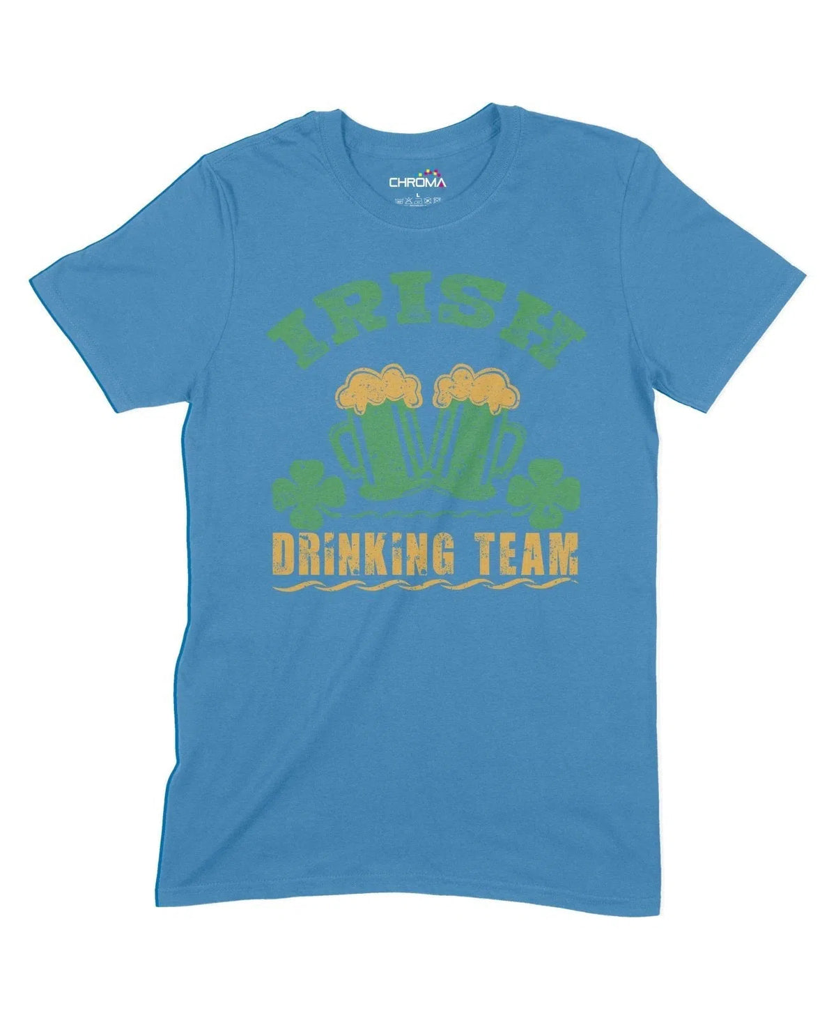 Irish Drinking Team Unisex Adult T-Shirt Chroma Clothing