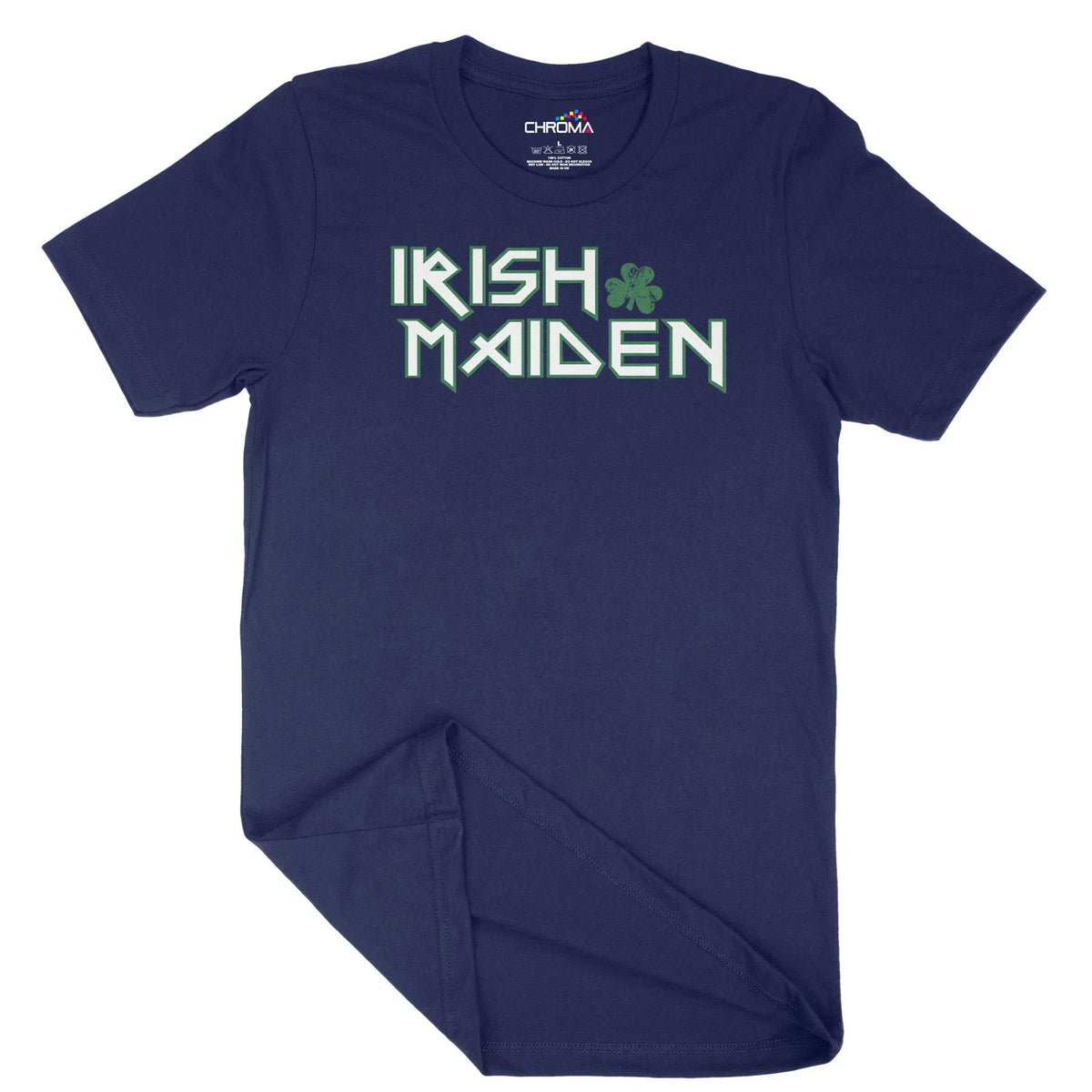 Irish Iron Maiden Unisex Adult T-Shirt | Quality Slogan Clothing Chroma Clothing