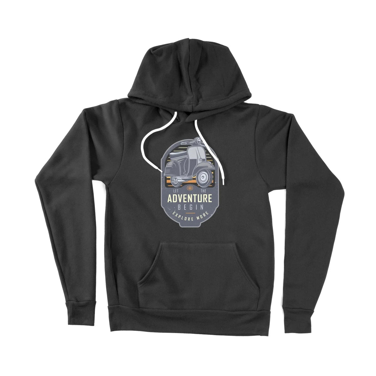 Let The Adventure Begin Unisex Adult Hoodie Chroma Clothing