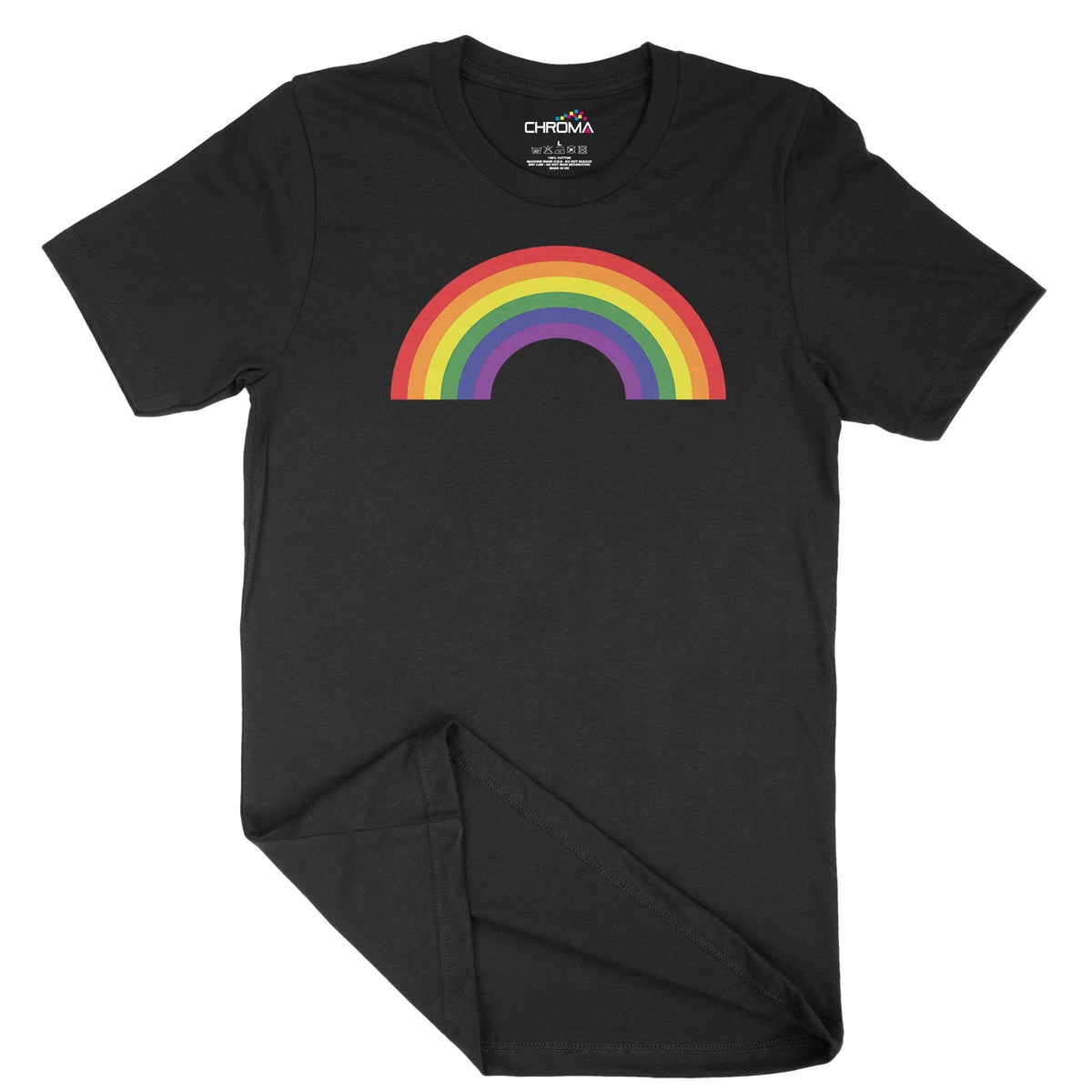 Love Rainbow Pride Unisex Adult T-Shirt | Quality Slogan Clothing Chroma Clothing