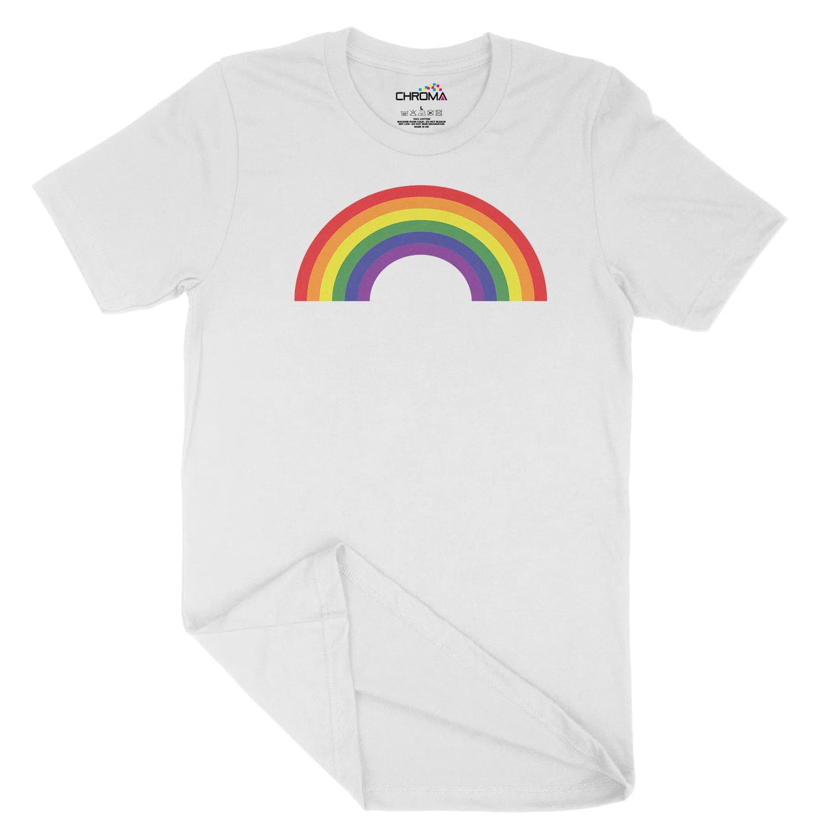 Love Rainbow Pride Unisex Adult T-Shirt | Quality Slogan Clothing Chroma Clothing