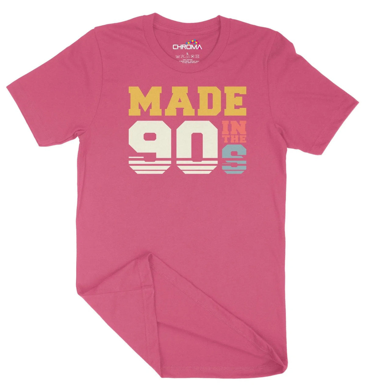 Made In The 90's Retro Unisex Adult T-Shirt | Premium Quality Streetwe Chroma Clothing