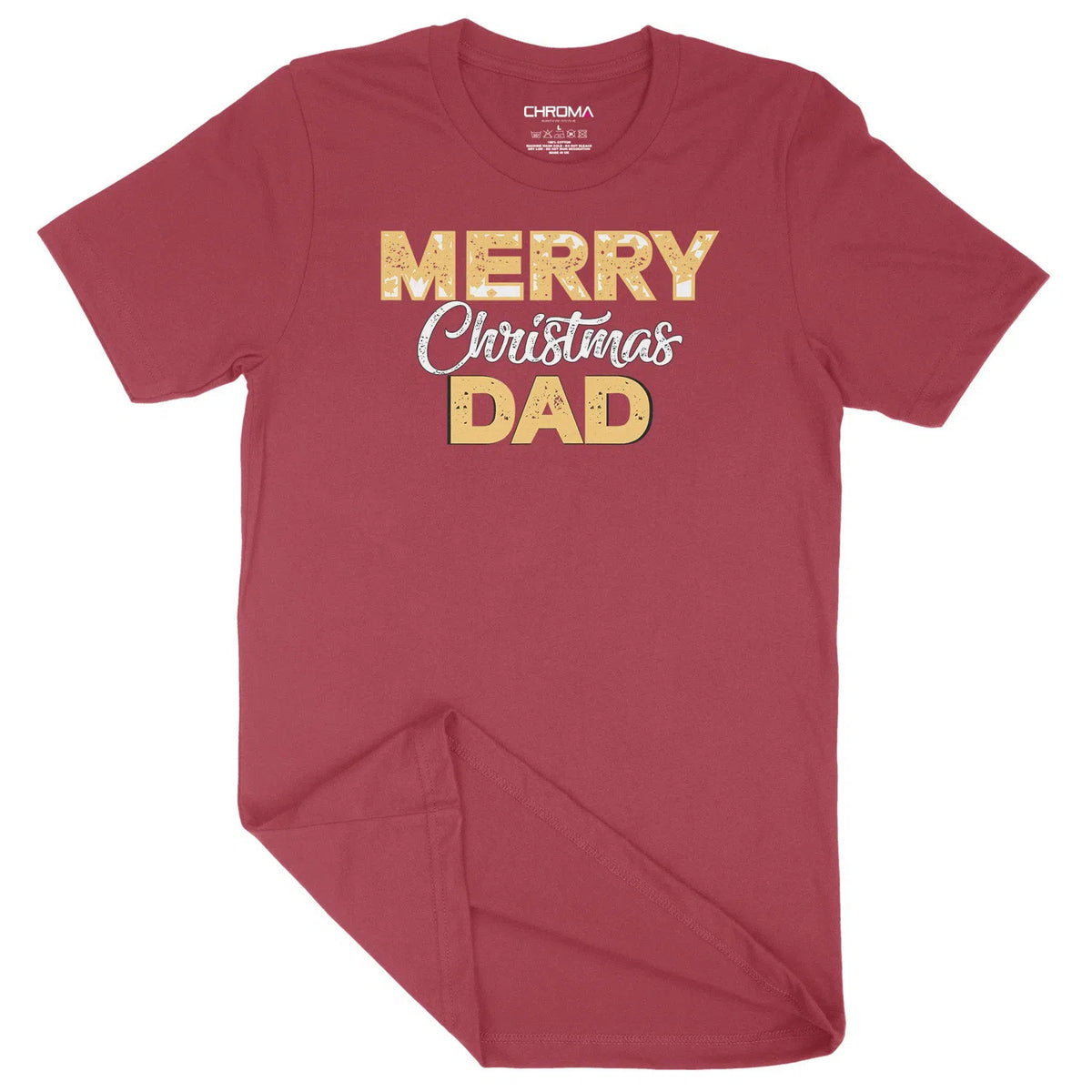 Merry Christmas Dad | Unisex Christmas T-Shirt Chroma Clothing