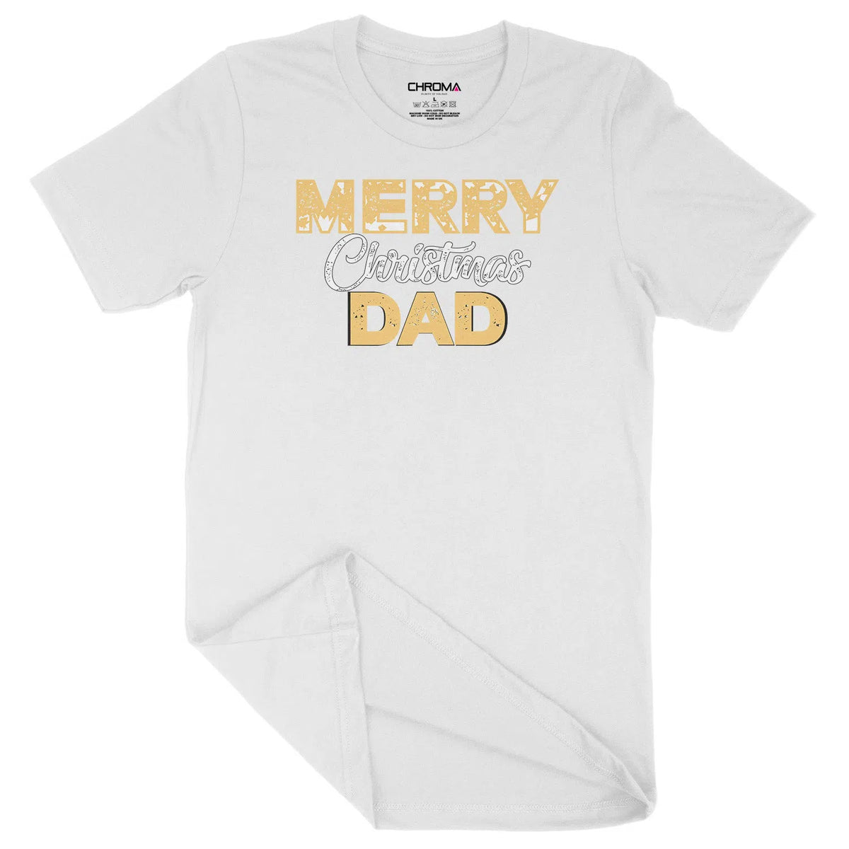 Merry Christmas Dad | Unisex Christmas T-Shirt Chroma Clothing