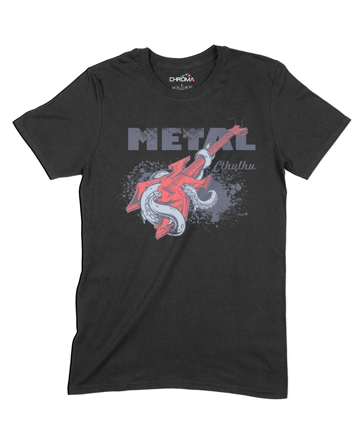 Metal Cthulhu Unisex Adult T-Shirt Chroma Clothing