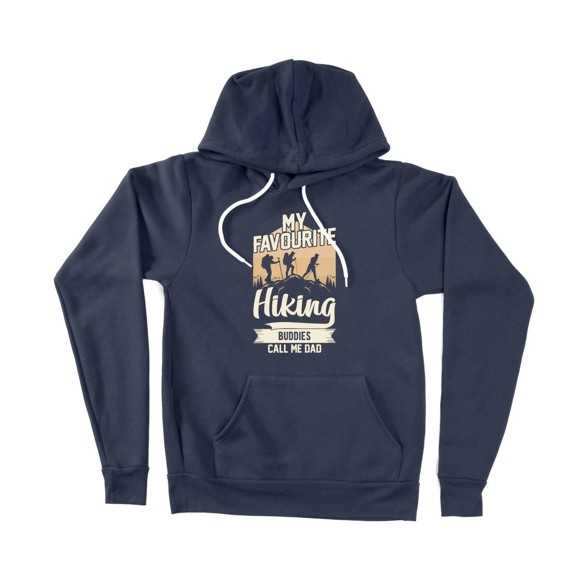 My Favourite Hiking Buddies Adventure Unisex Adult Hoodie Chroma Clothing