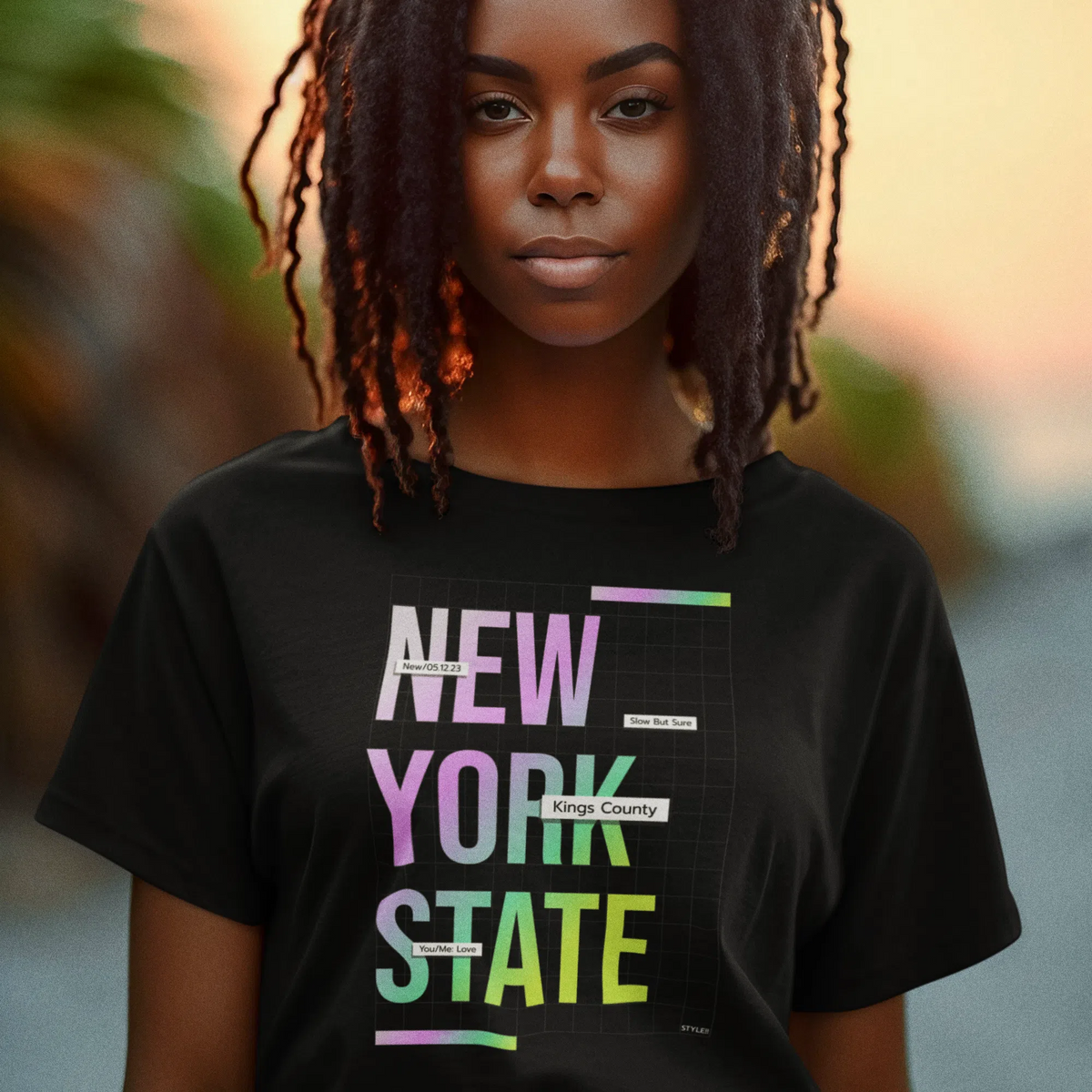 New York State | Women's Cropped T-Shirt Chroma Clothing