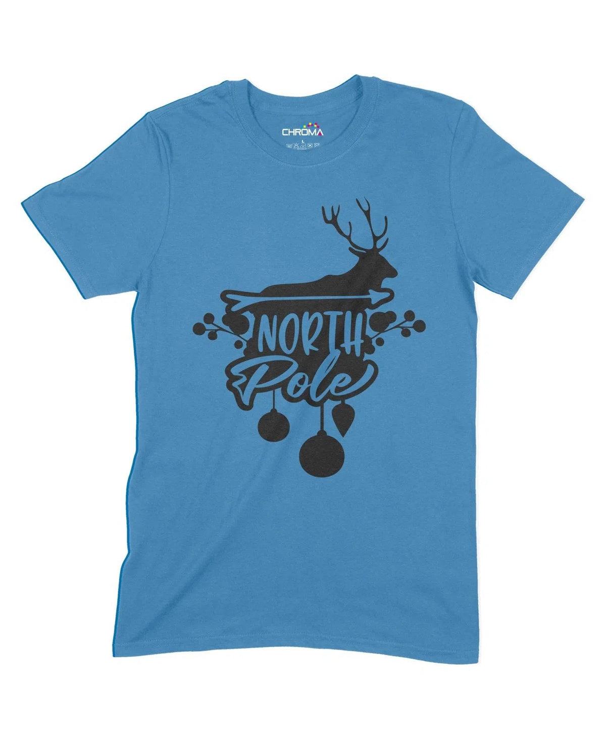 North Pole Unisex Adult T-Shirt Chroma Clothing