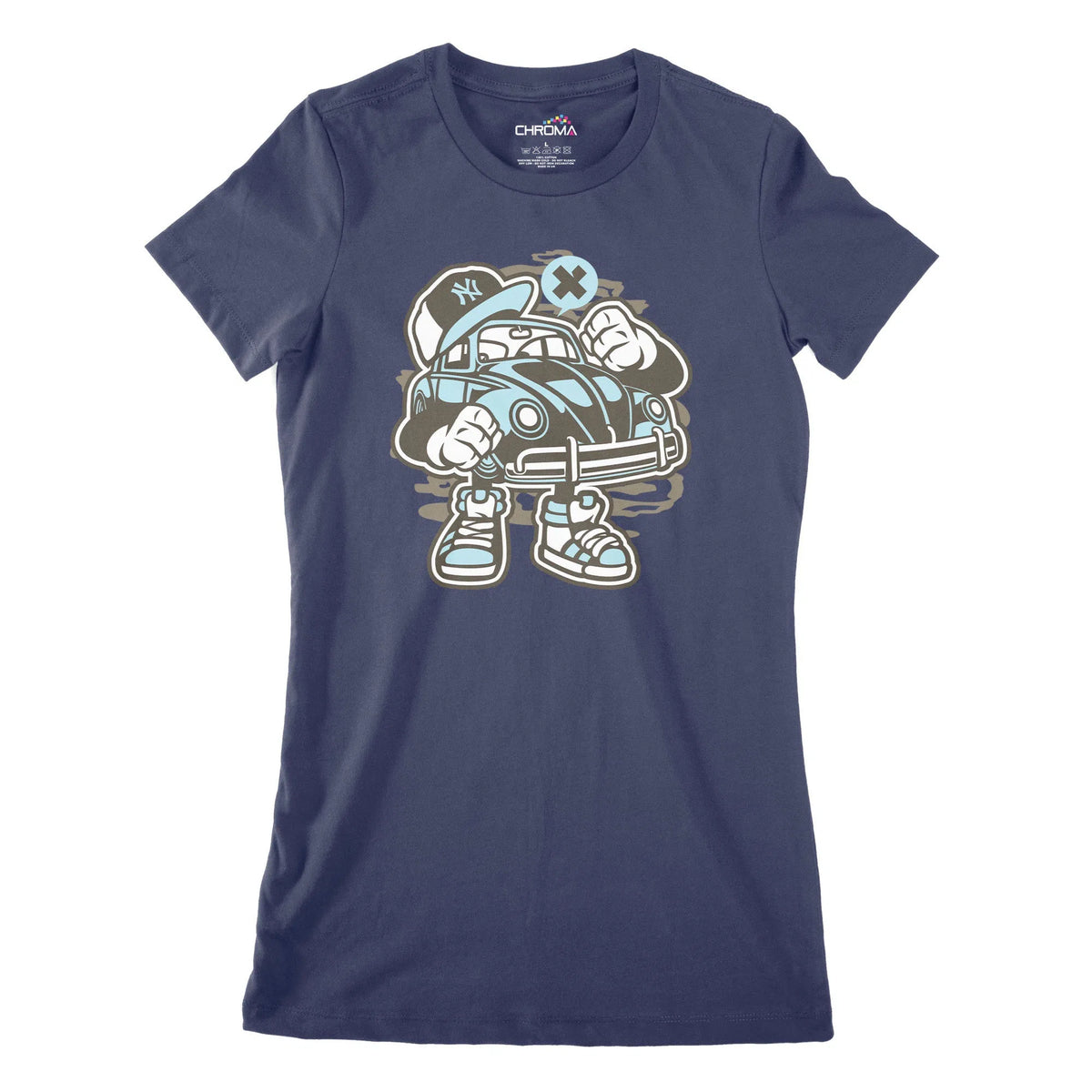 Ny Bug Dude Women's Classic Fitted T-Shirt Chroma Clothing