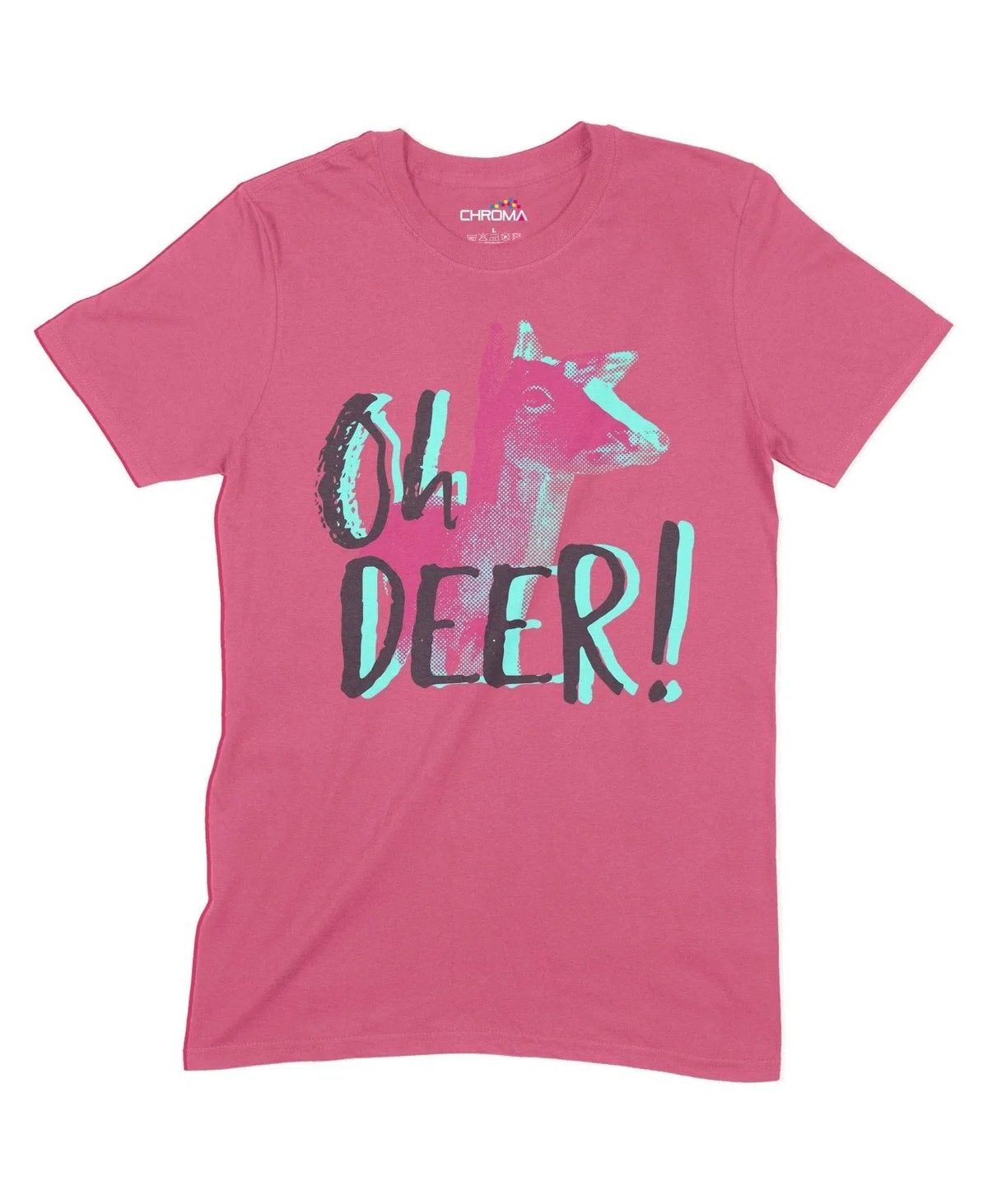 Ohh Deer! Unisex Adult T-Shirt Chroma Clothing