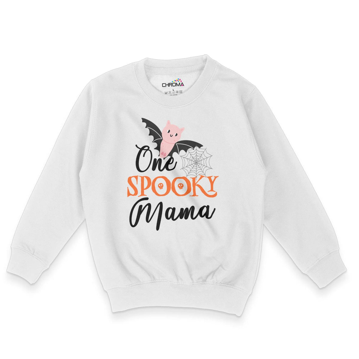 One Spooky Mama Halloween Unisex Youth Sweatshirt | Premium HalloweenChroma Clothing