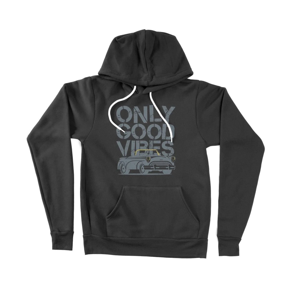 Only Good Vibes Positive Unisex Adult Hoodie Chroma Clothing