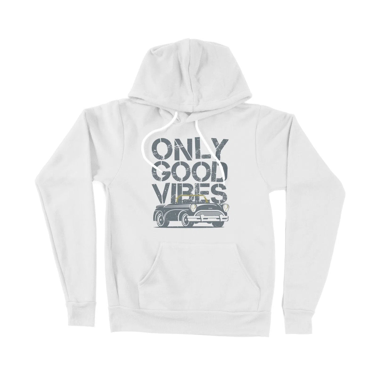 Only Good Vibes Positive Unisex Adult Hoodie Chroma Clothing