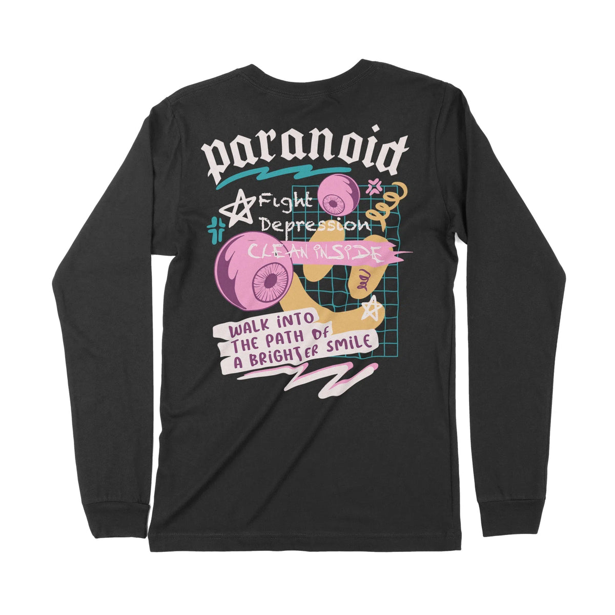 Paranoid | Dual Print | Long-Sleeve T-Shirt | Premium Quality Streetwe Chroma Clothing