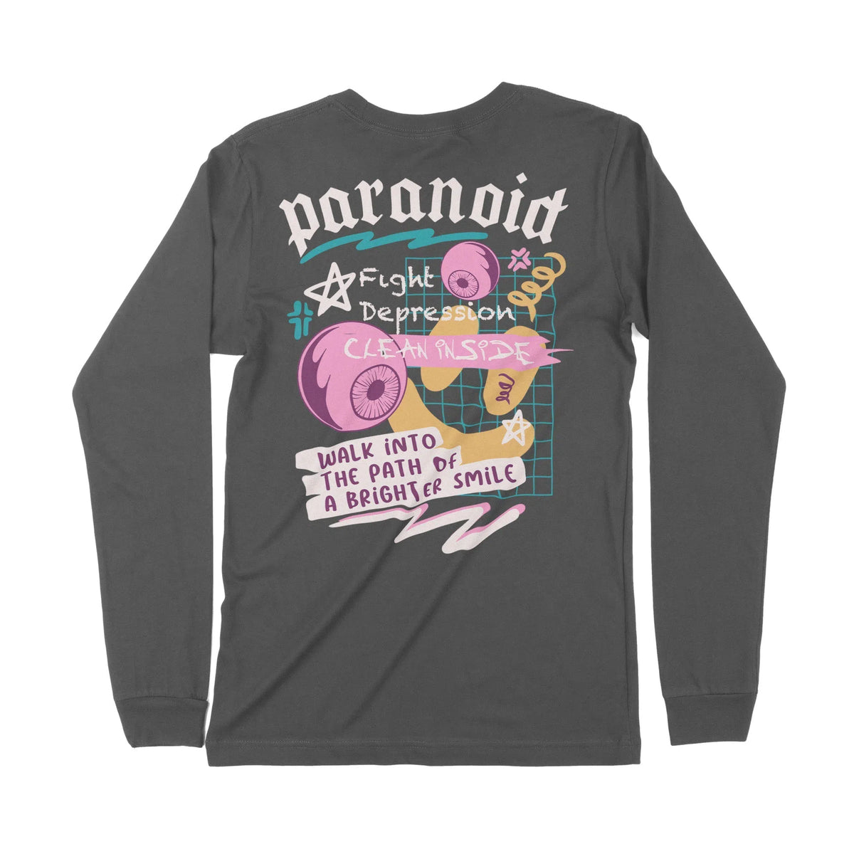 Paranoid | Dual Print | Long-Sleeve T-Shirt | Premium Quality Streetwe Chroma Clothing