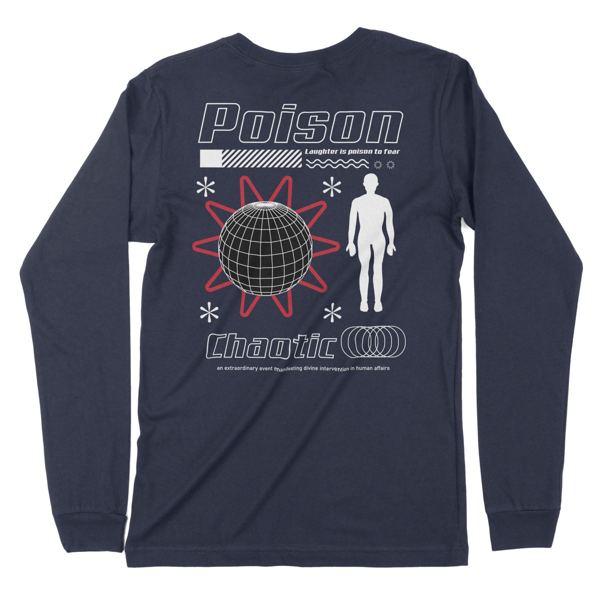 Poison | Back Print | Long-Sleeve T-Shirt | Premium Quality Streetwear Chroma Clothing