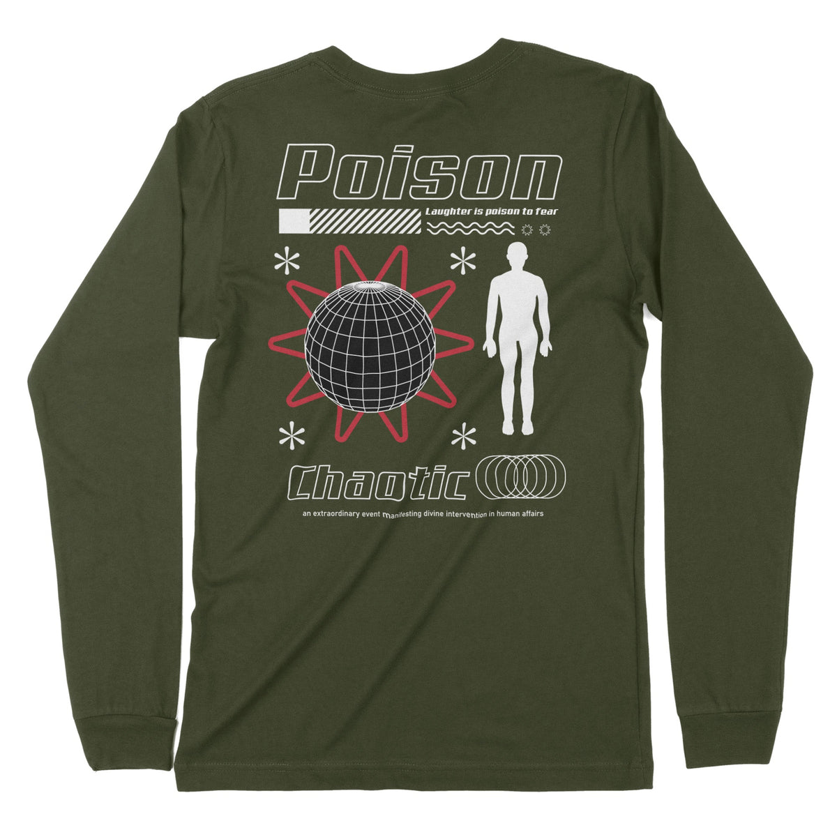 Poison | Back Print | Long-Sleeve T-Shirt | Premium Quality Streetwear Chroma Clothing