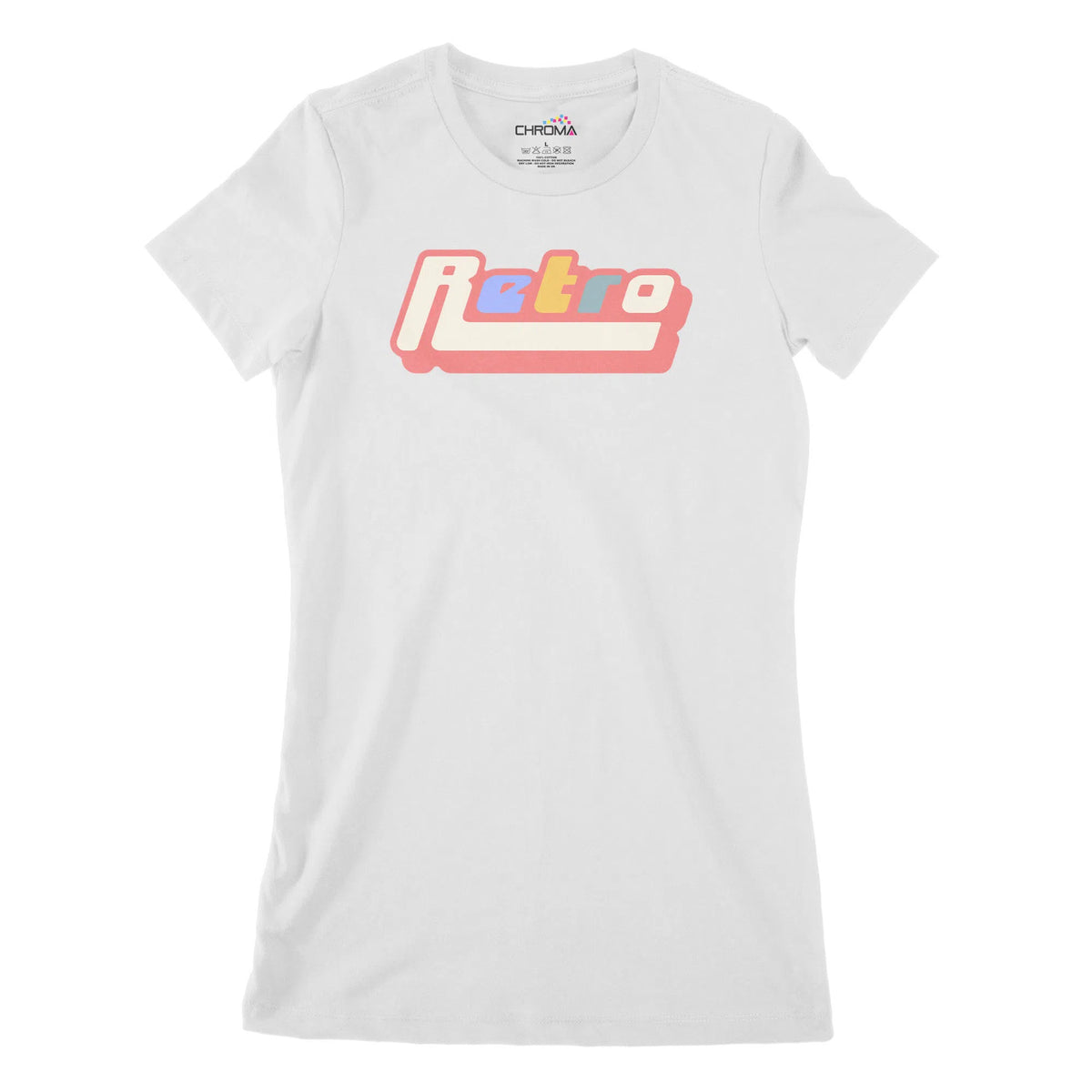 Retro Classic Gaming Women's Classic Fitted T-Shirt | Premium QualityChroma Clothing