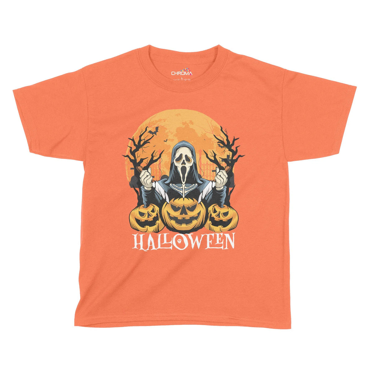 Scream Halloween Kids T-Shirt | Premium Halloween Clothing Chroma Clothing